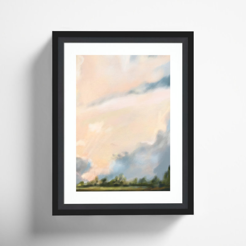 Birch Lane™ Cloud II by Miraval - Picture Frame Graphic Art